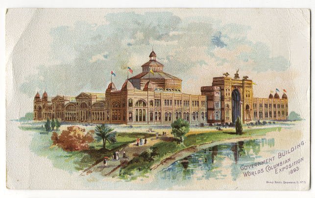 1893 Columbian Exposition Trade Card Front