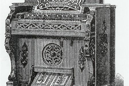 This is a picture of the organ cropped out of the 1874 ad for viewing purposes.